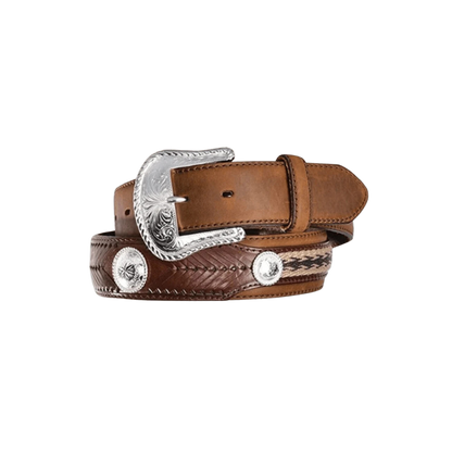 Tony Lama Men's Duke Leather Brown Belt