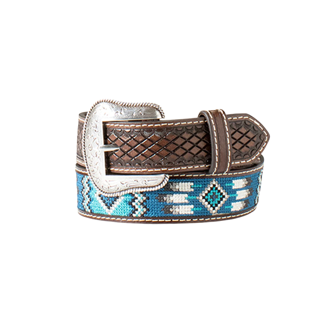 Ariat Men's Southwest Inlay Brown Belt