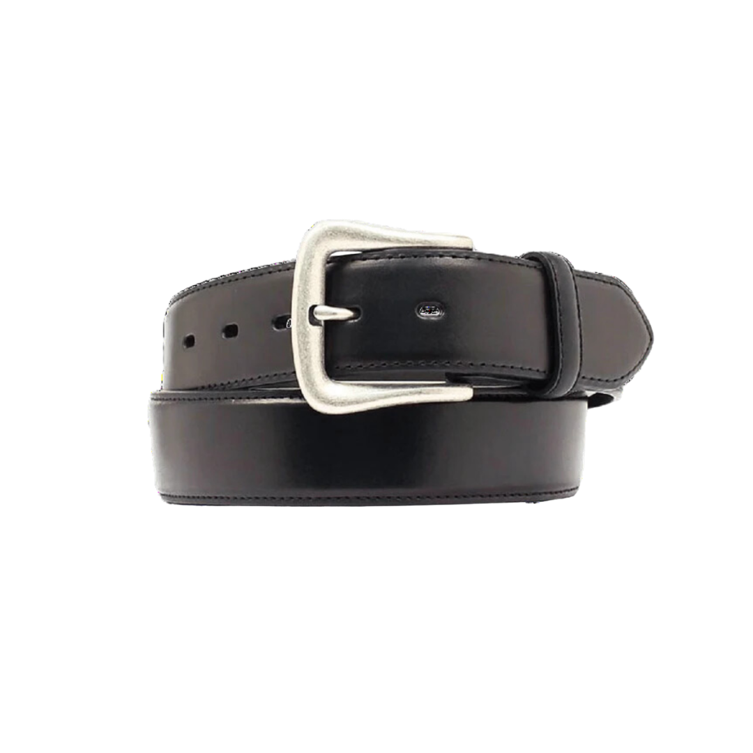 Nocona Men's Smooth Billet Black Belt