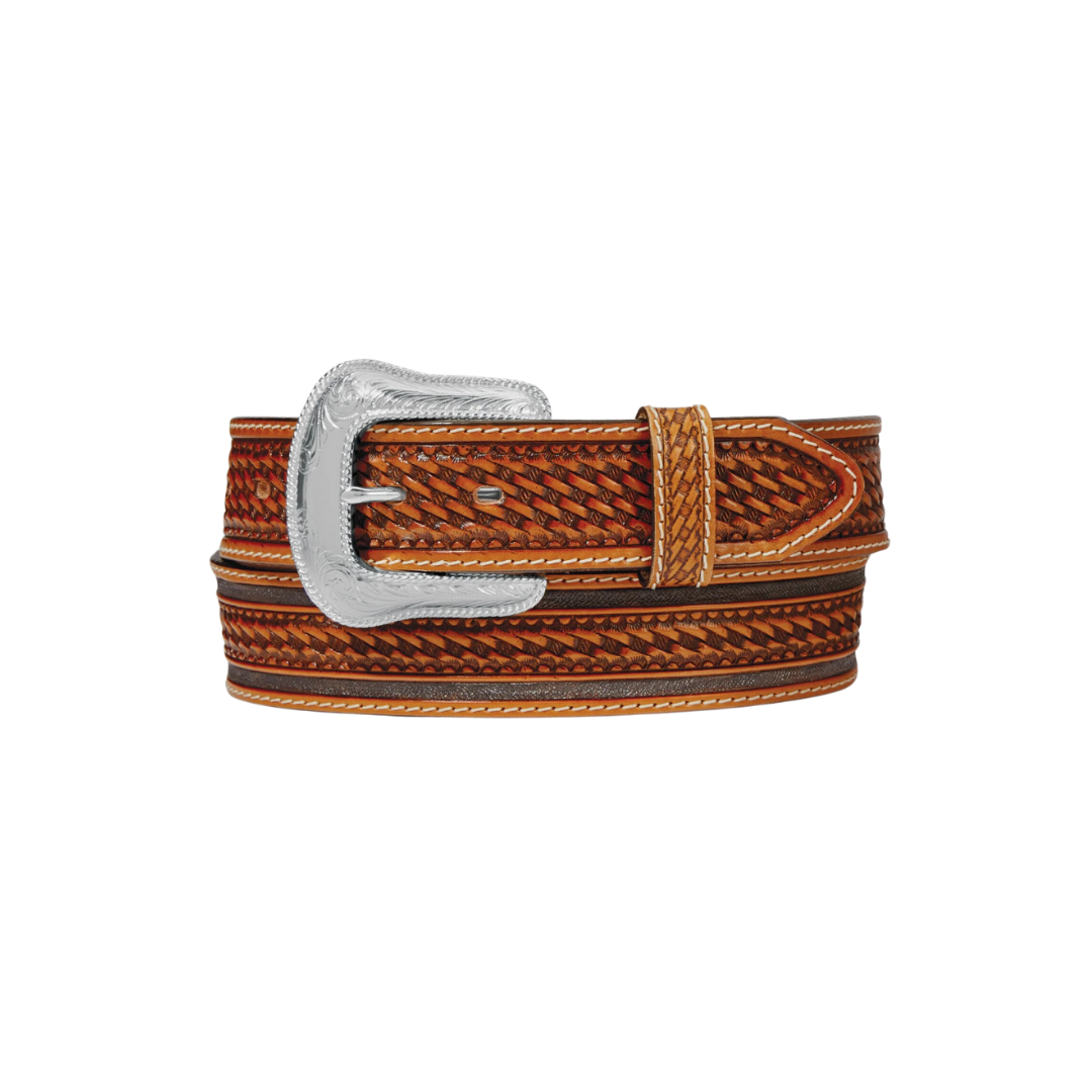 Tony Lama Men's Western Ringo Brown Belt