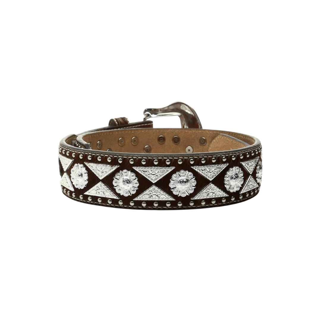 Ariat Men's Calf Hair Covered Leather Brown Belt