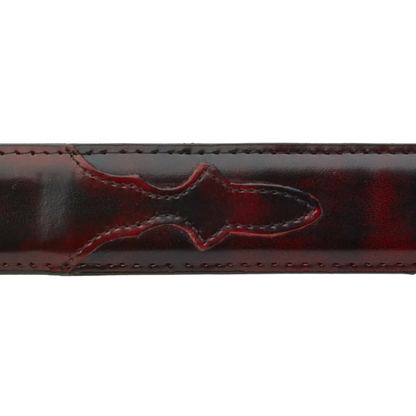 Lucchese Men's Cherry Goat Black Belt