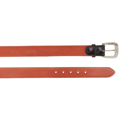 Lucchese Men's Cherry Goat Black Belt