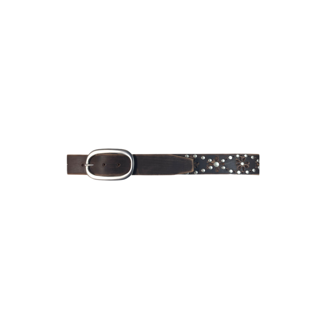 Gem Dandy Women's Cowgirls Rock Brown Belt