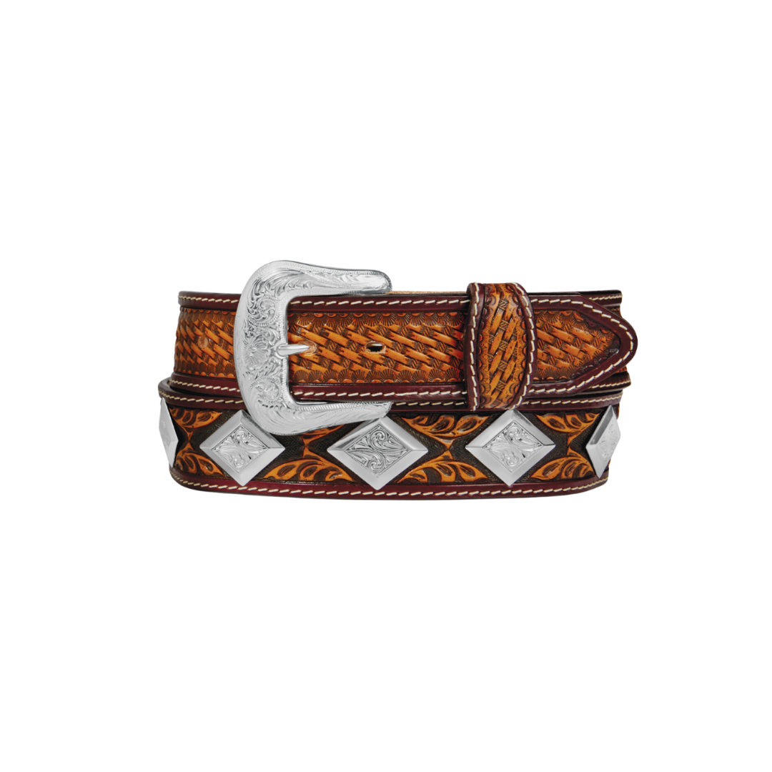 Tony Lama Men's Buscadero Brown Belt