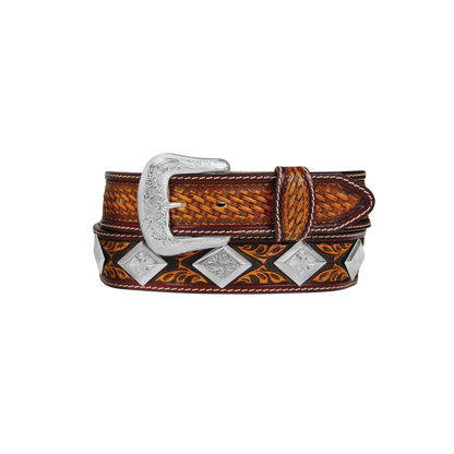 Tony Lama Men's Buscadero Brown Belt
