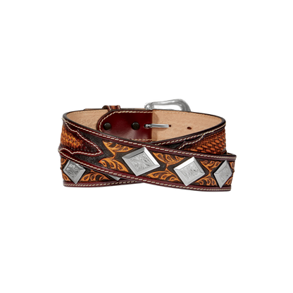 Tony Lama Men's Buscadero Brown Belt