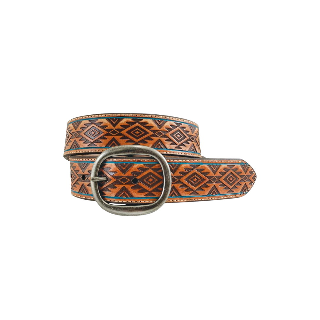 Gem Dandy Women's Roper Aztec Tan Belt