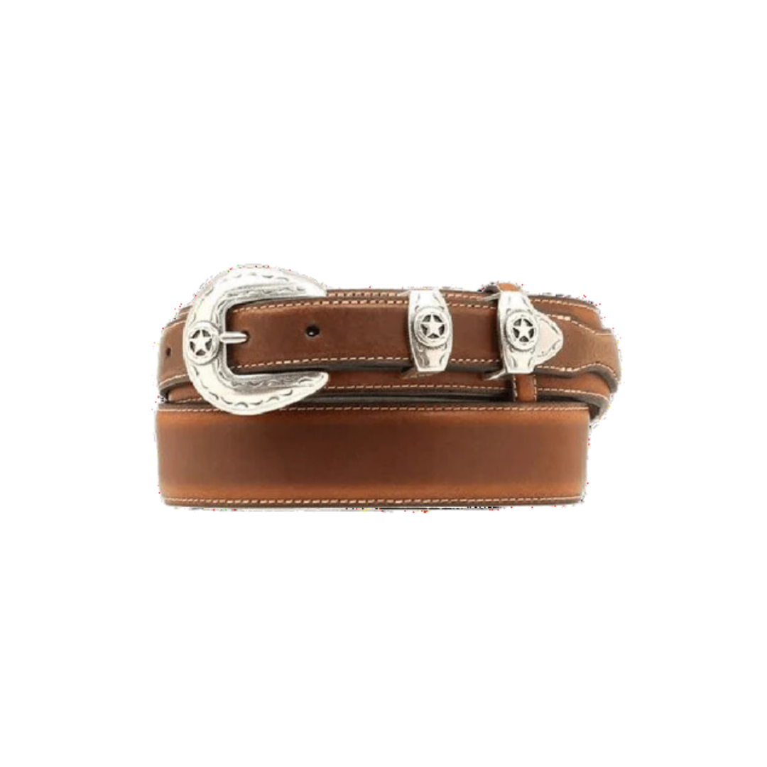 Nocona Men's Ranger Star Brown Belt