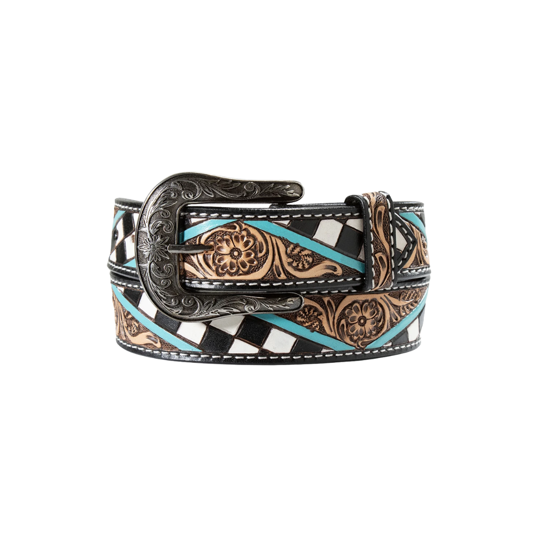 Angel Ranch Women's Checkerboard Multicolor Belt