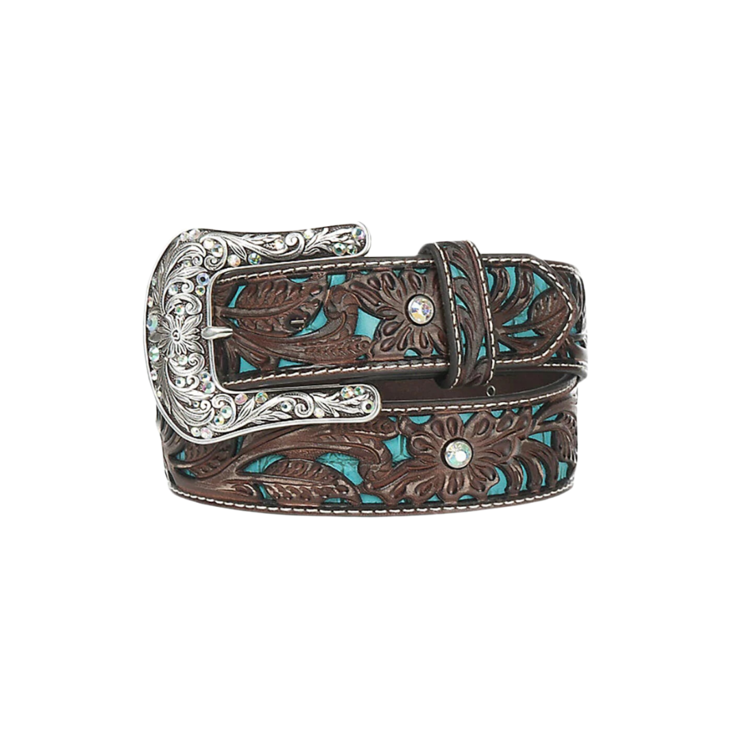 Ariat Women's Tooled Leather Multicolor Belt