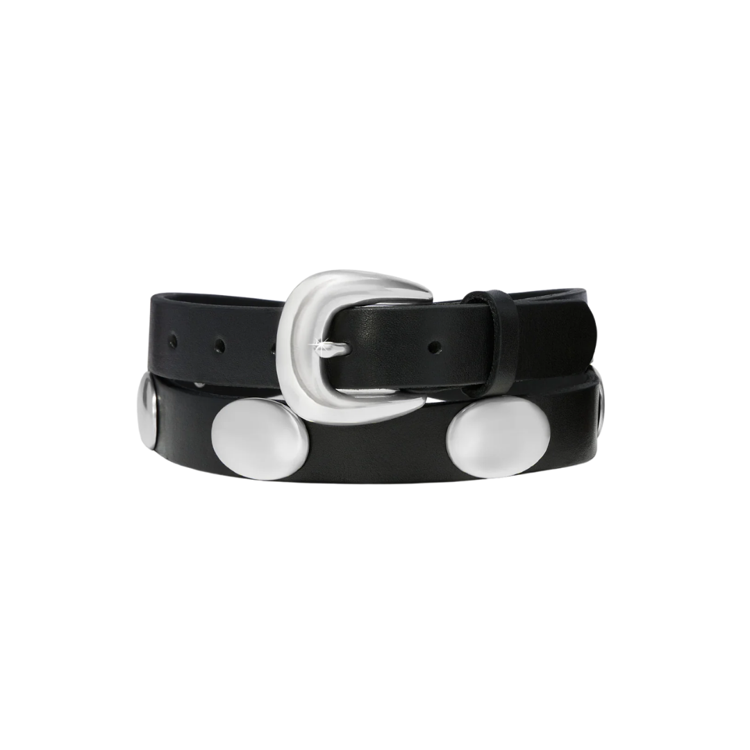 Brighton Women's Midnight Shine Black Belt