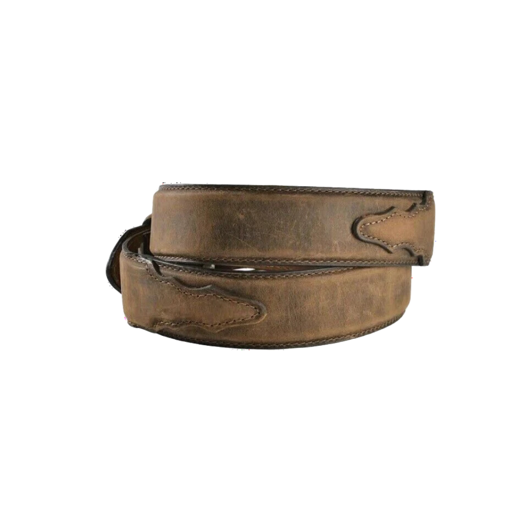 Nocona Men's Leather Distressed Brown Belt