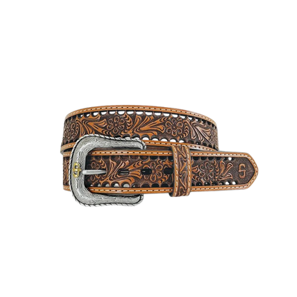 Stetson Unisex Oakley Western Brown Belt