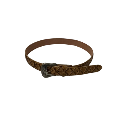 Boot Jack Men's Tan Pirarucu Belt