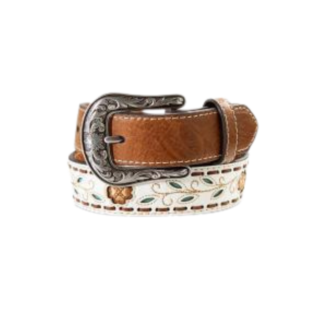 Ariat Youth Girl's Western Floral Brown Belt