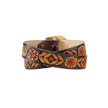 Tony Lama Women's Sienna Rae Brown Belt