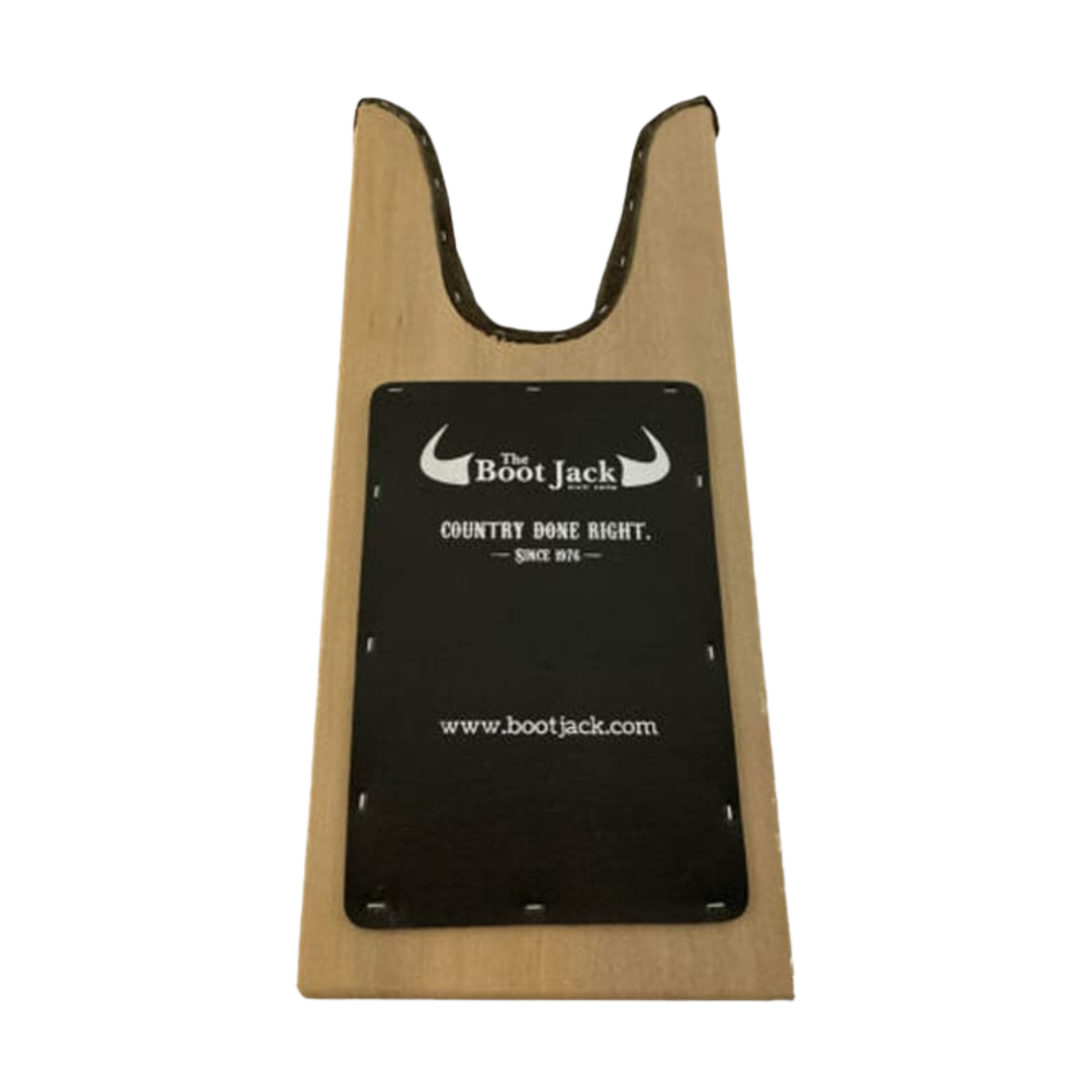 M&amp;F Unisex Large Suede Wooden Boot Jack