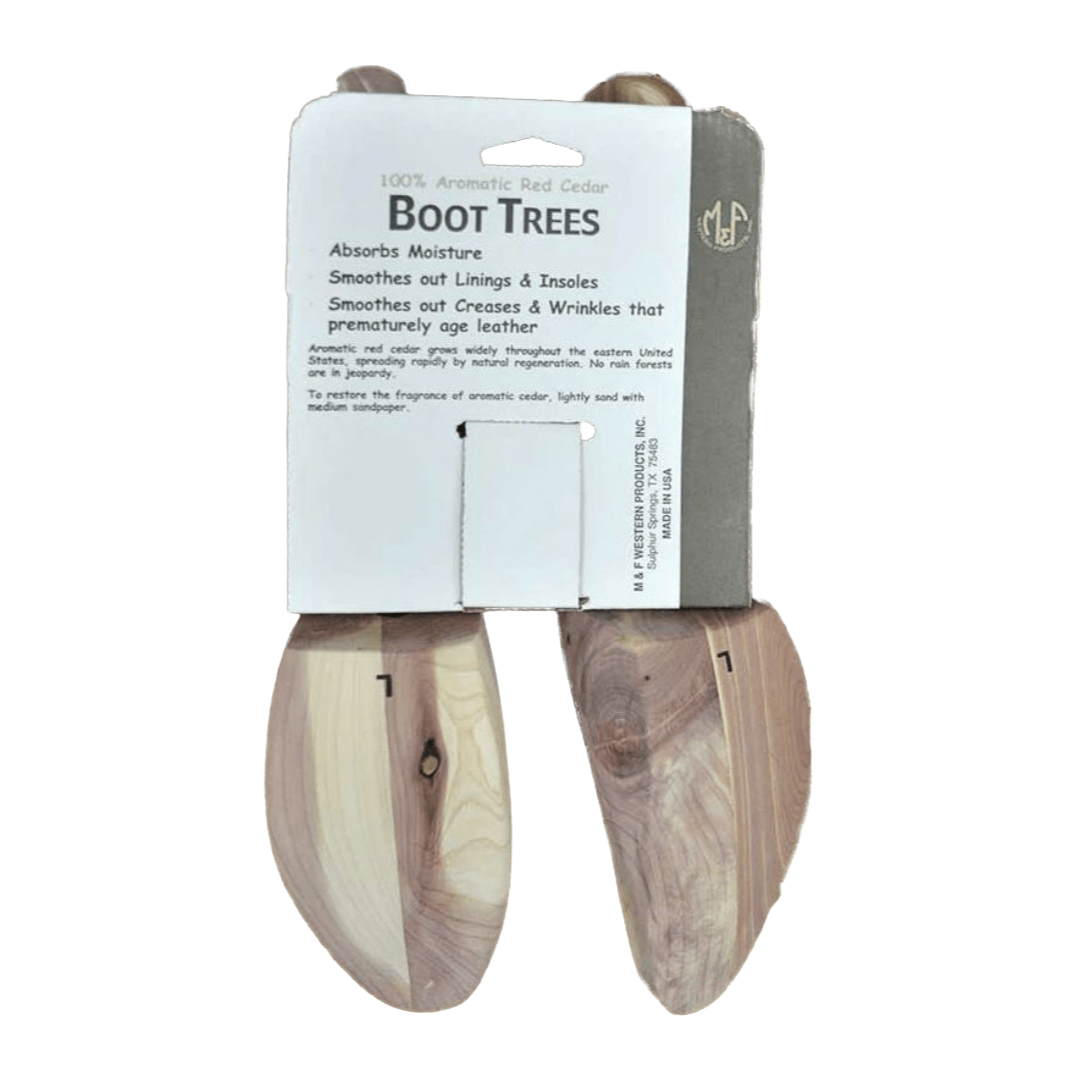 M&F Men's Aromatic Cedar Wood Light Brown Boot Trees