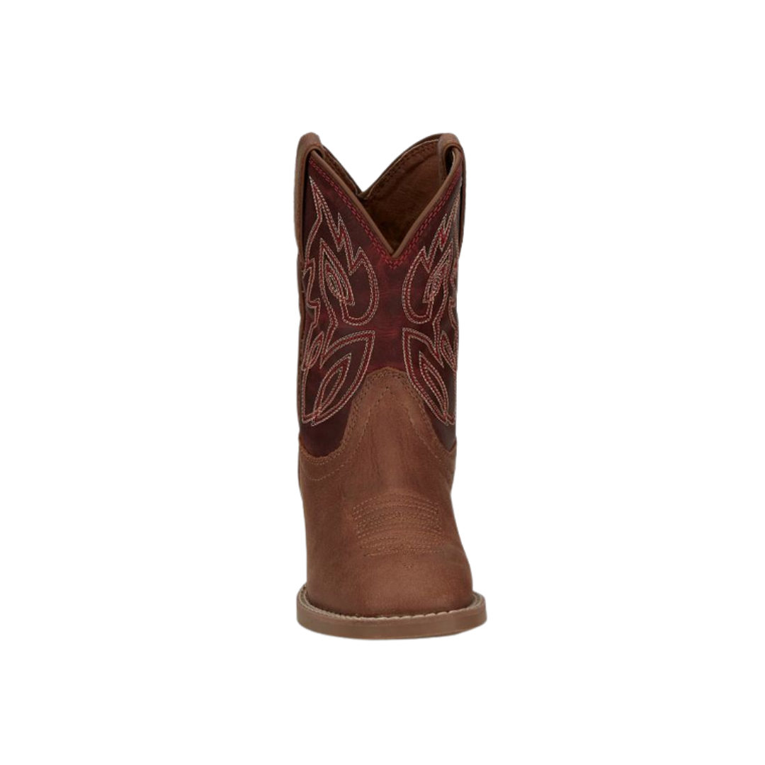 Justin Youth Boy's Canter Jr Roasted Cognac Brown Boots