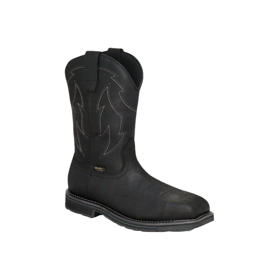 Irish Setter men's Kittson Waterproof Steel Toe Black Boots