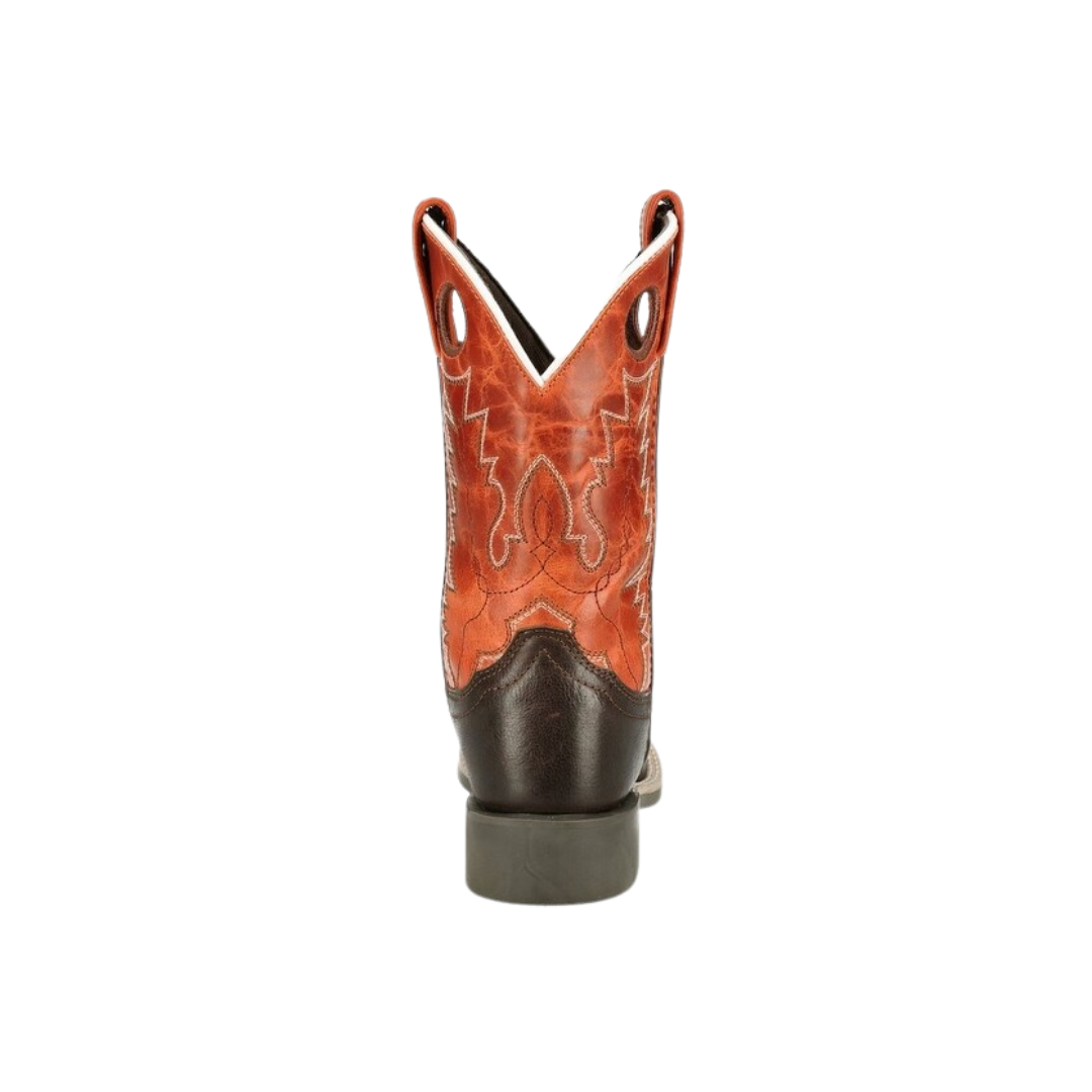 Smoky Mountain Youth Boy's Leather Dusty Chocolate Burnt Orange Boots