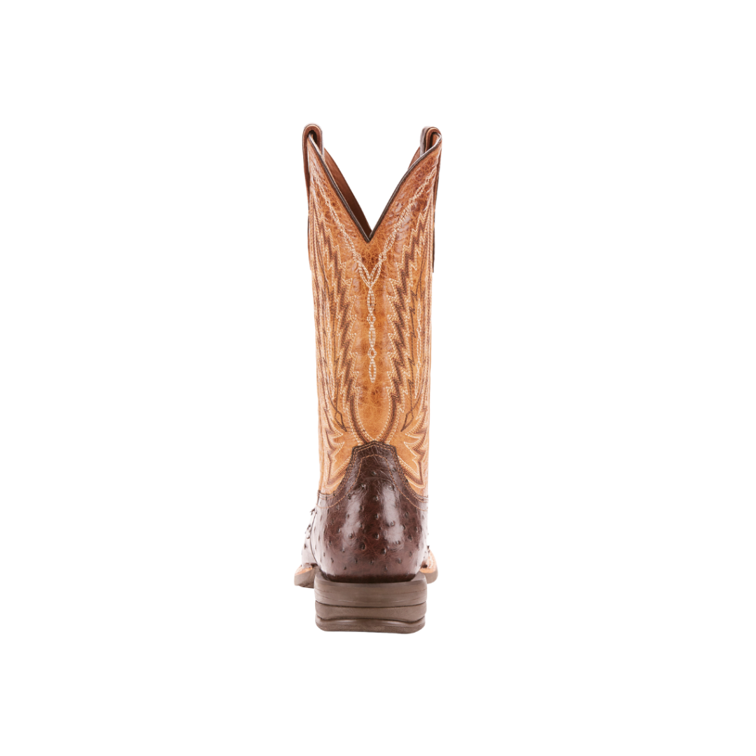 Ariat Men's Relentless Platinum Tobacco Full Quill Light Brown Boots