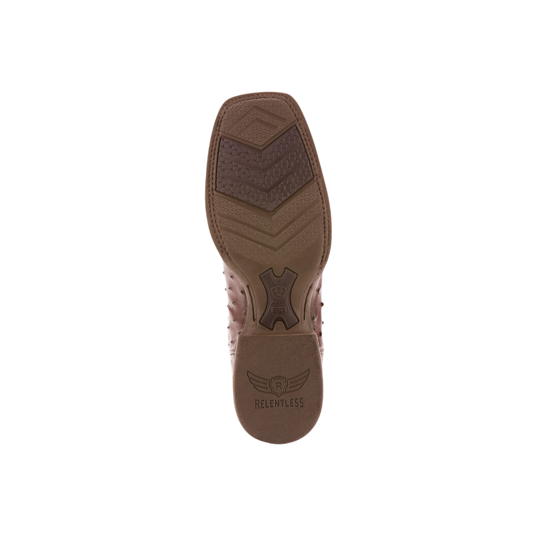 Ariat Men's Relentless Platinum Tobacco Full Quill Light Brown Boots