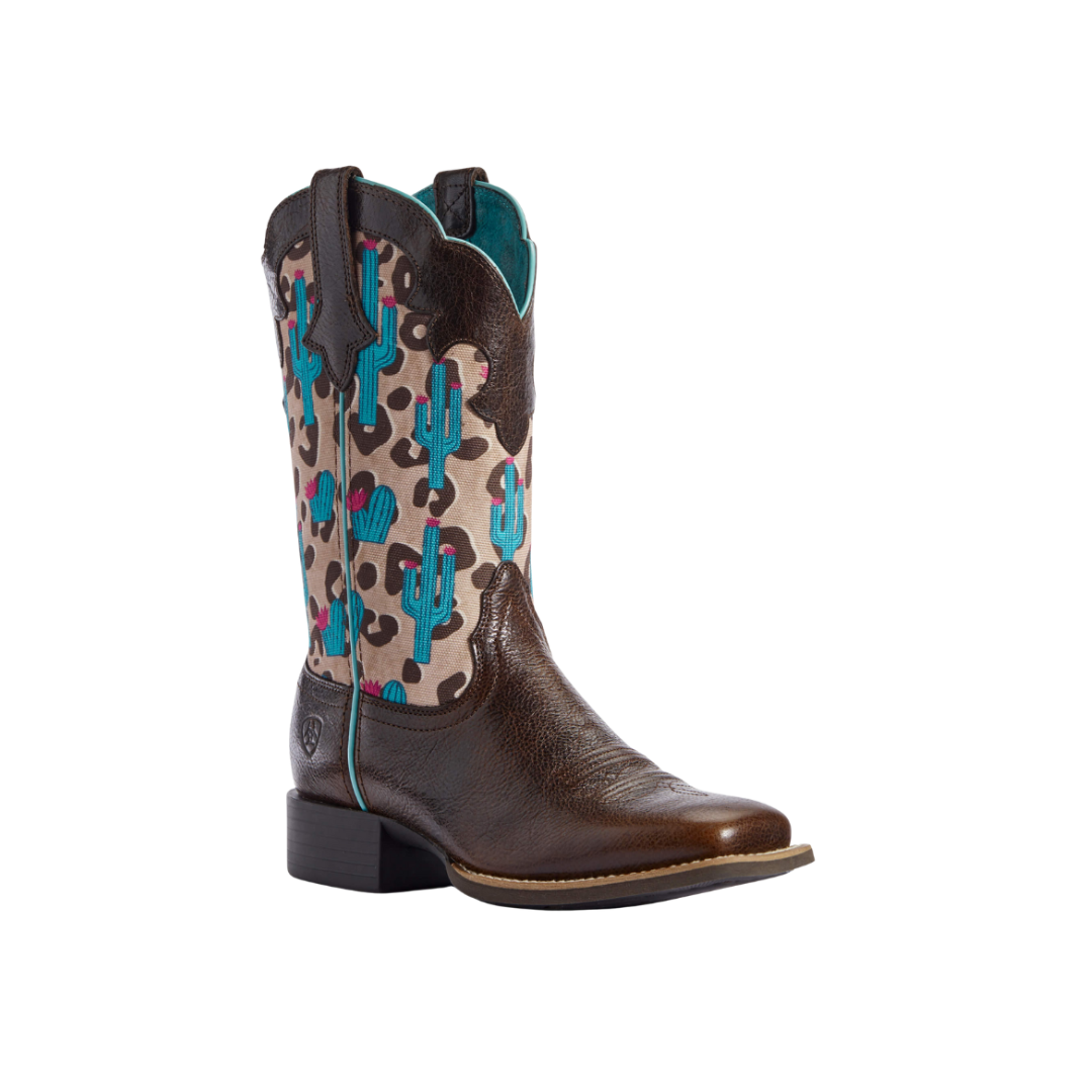 Ariat Women's Round Up Willow Western Brown Boots