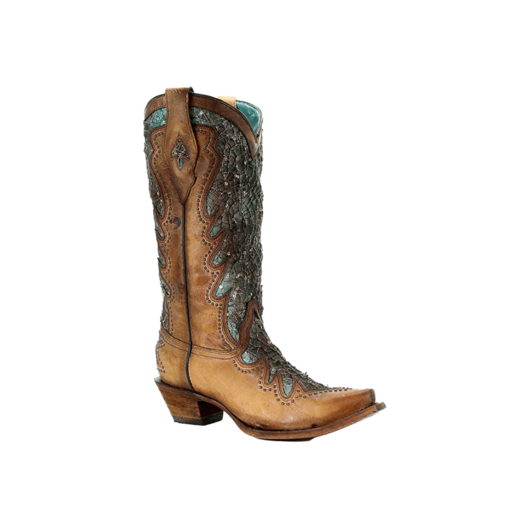 Corral Women's Distressed Leather Brown Boots