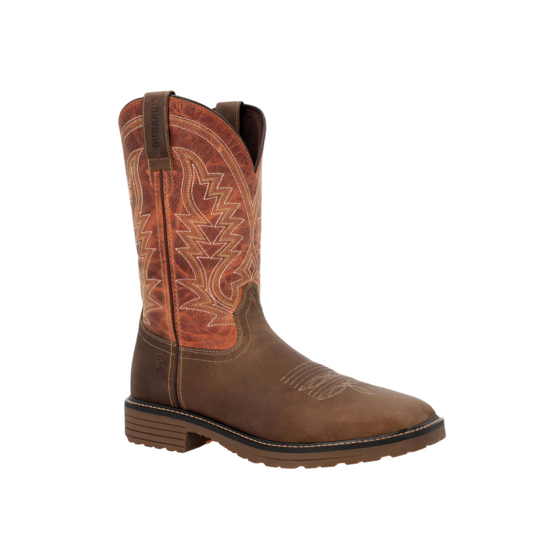 Durango Men's Workhorse Saddle Rusty Blaze Tan Boots