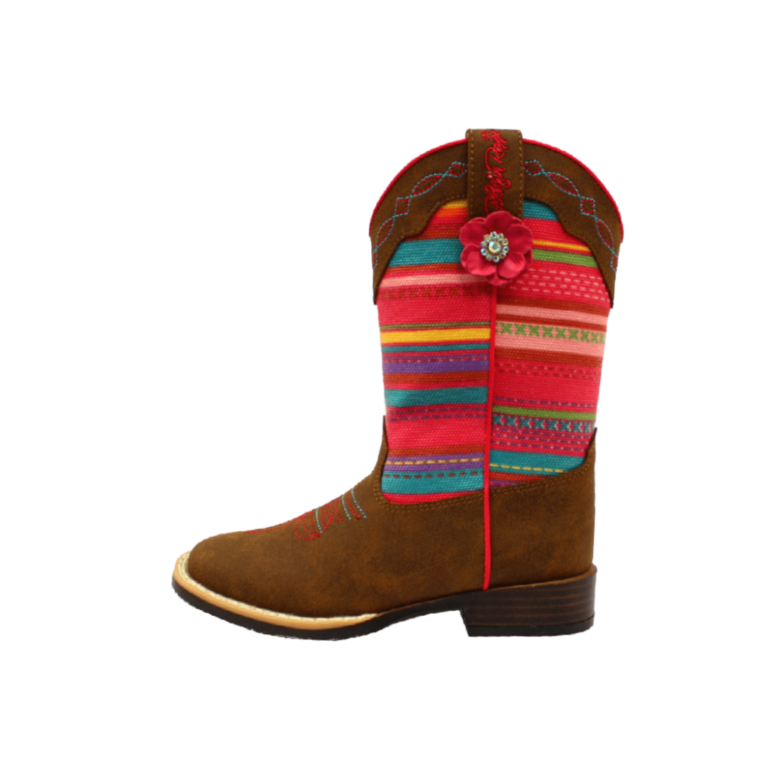 Blazin Roxx Youth Girl's Camilla Pink Multicolor Boots