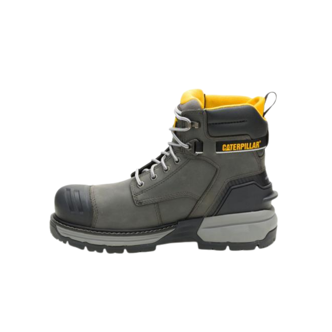CAT Men's Excavator Powerspring 6 Grey Boots
