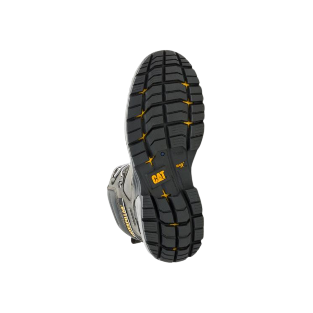 CAT Men's Excavator Powerspring 6 Grey Boots