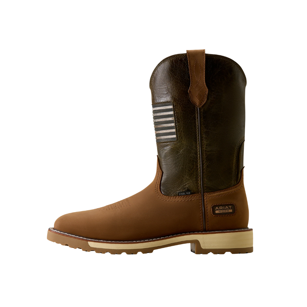 Ariat Men's Activator Patriot Steel Toe Alamo Brown Boots