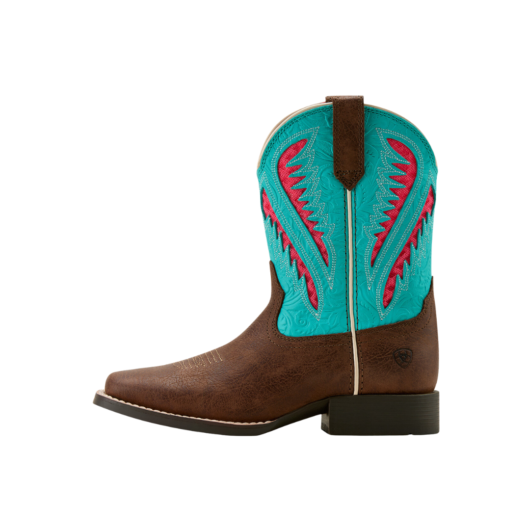 Ariat Toddler Unisex Quickdraw Rich Clay Turquoise Boots