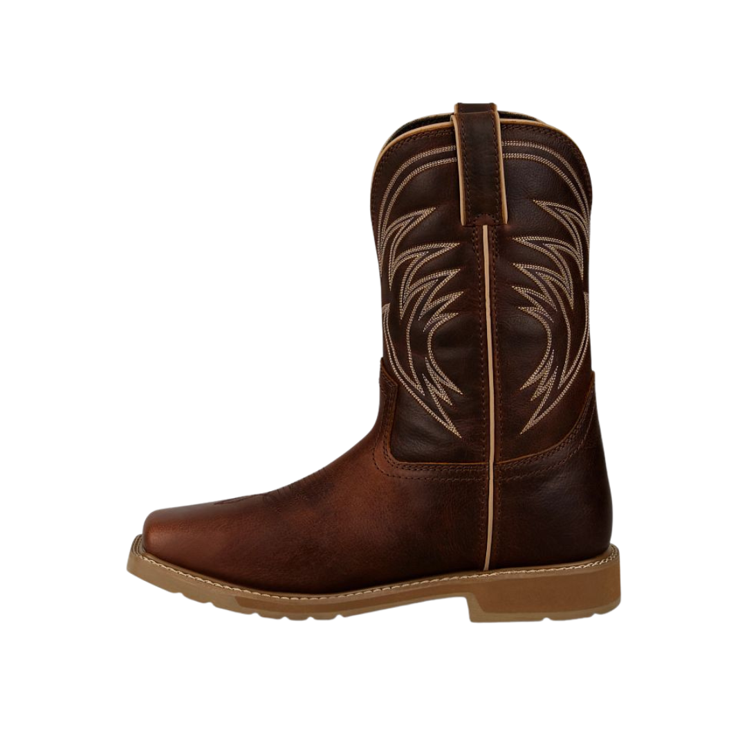 Justin Men's Daywork 11 Steel Toe Waterproof Pecan Boots