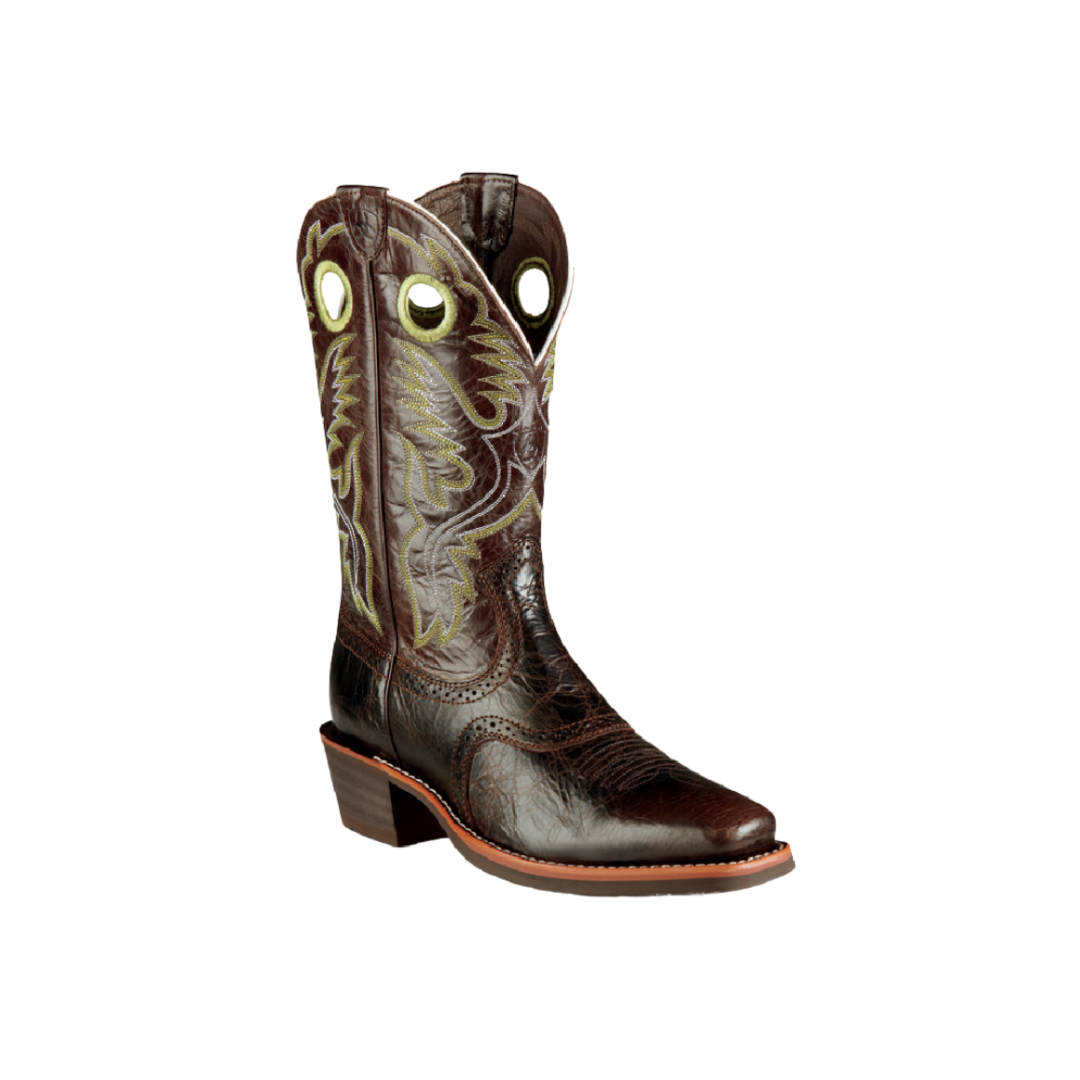 Ariat Men's Heritage Roughstock Thunder Brown Boots