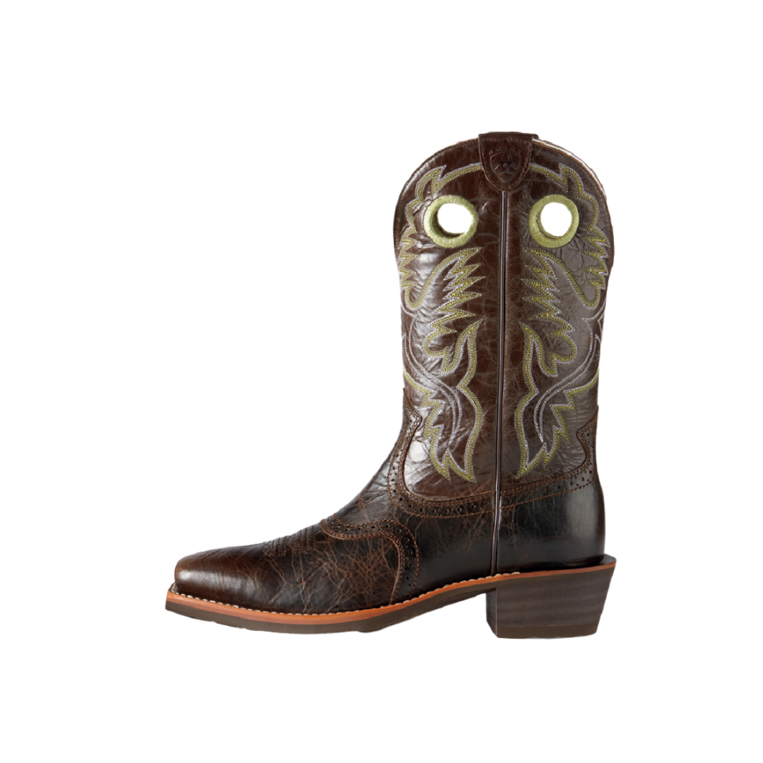 Ariat Men's Heritage Roughstock Thunder Brown Boots