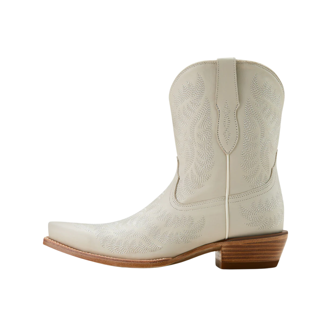 Ariat Women's Cate Western Zippered White Quartz Boots