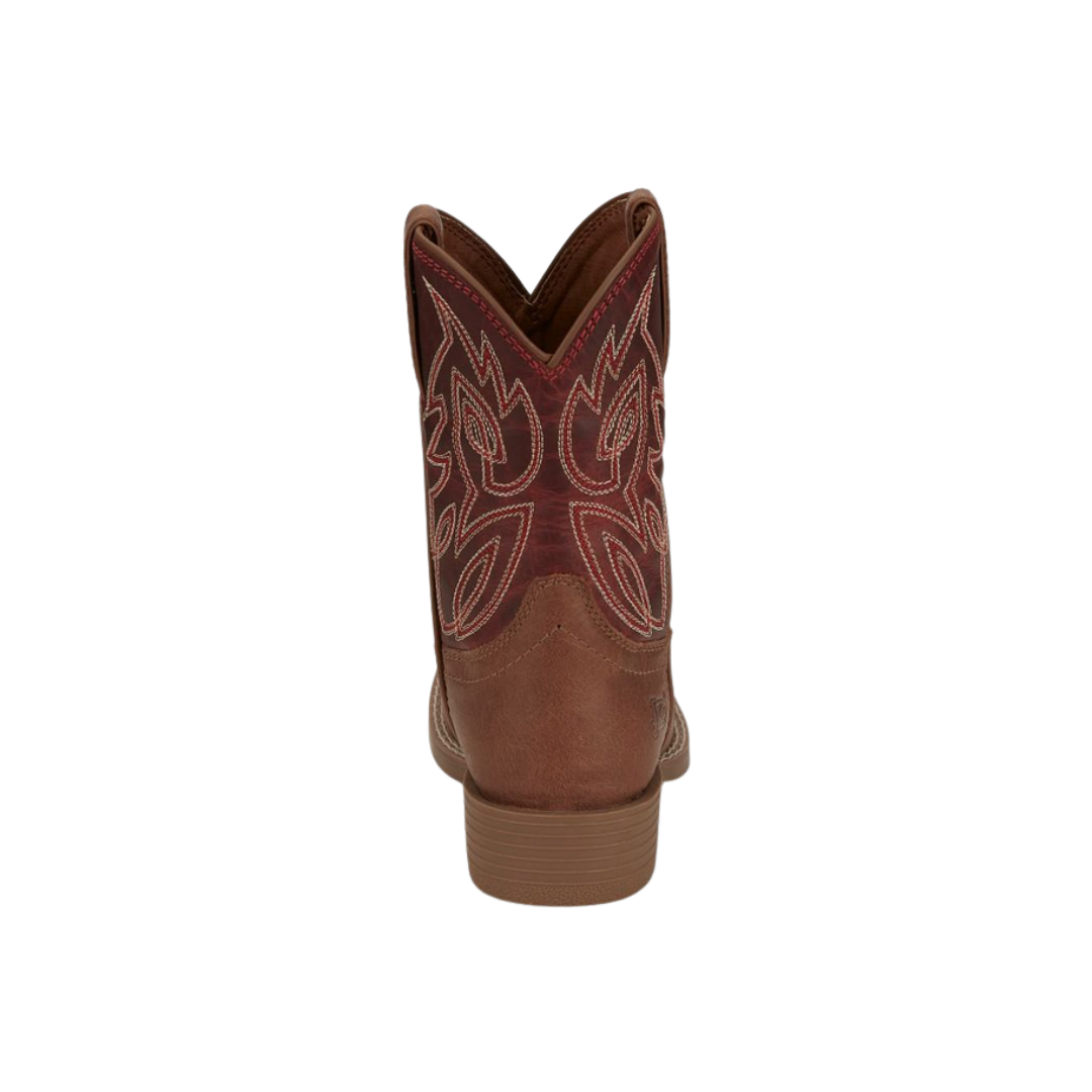 Justin Youth Boy's Canter Jr Roasted Cognac Brown Boots