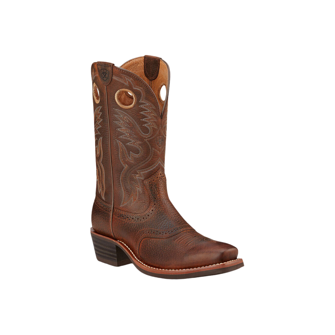 Ariat Men's Heritage Roughstock Oiled Rowdy Brown Boots
