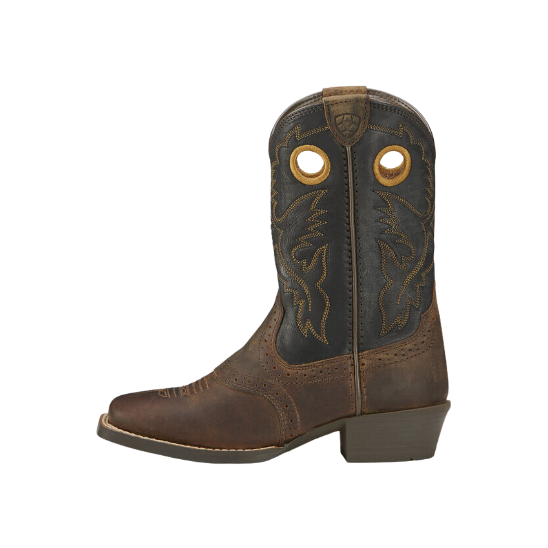 Ariat Youth Boy's Roughstock Distressed Brown Boots