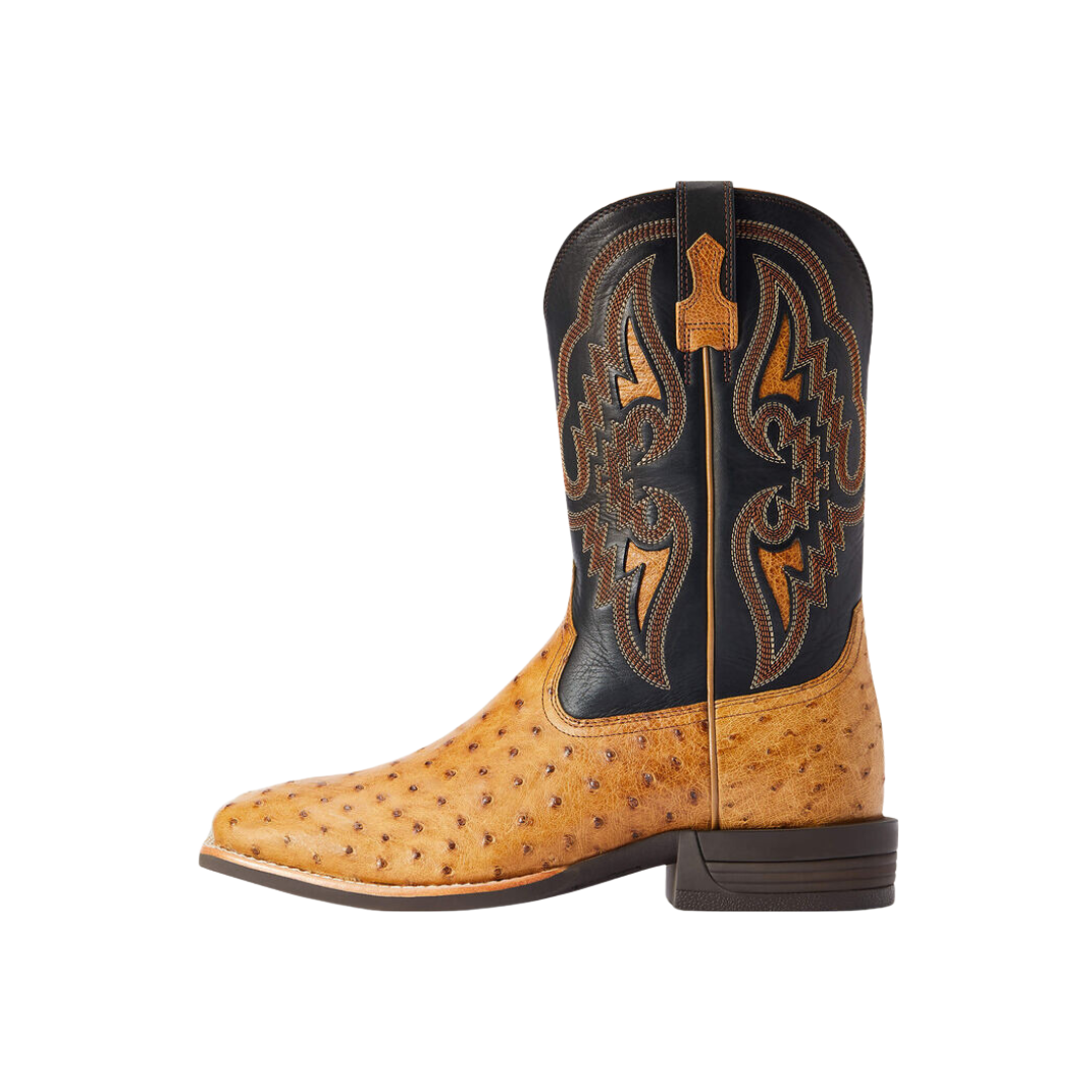 Ariat Men's Dagger Antique Saddle Ostrich Exotic Boots