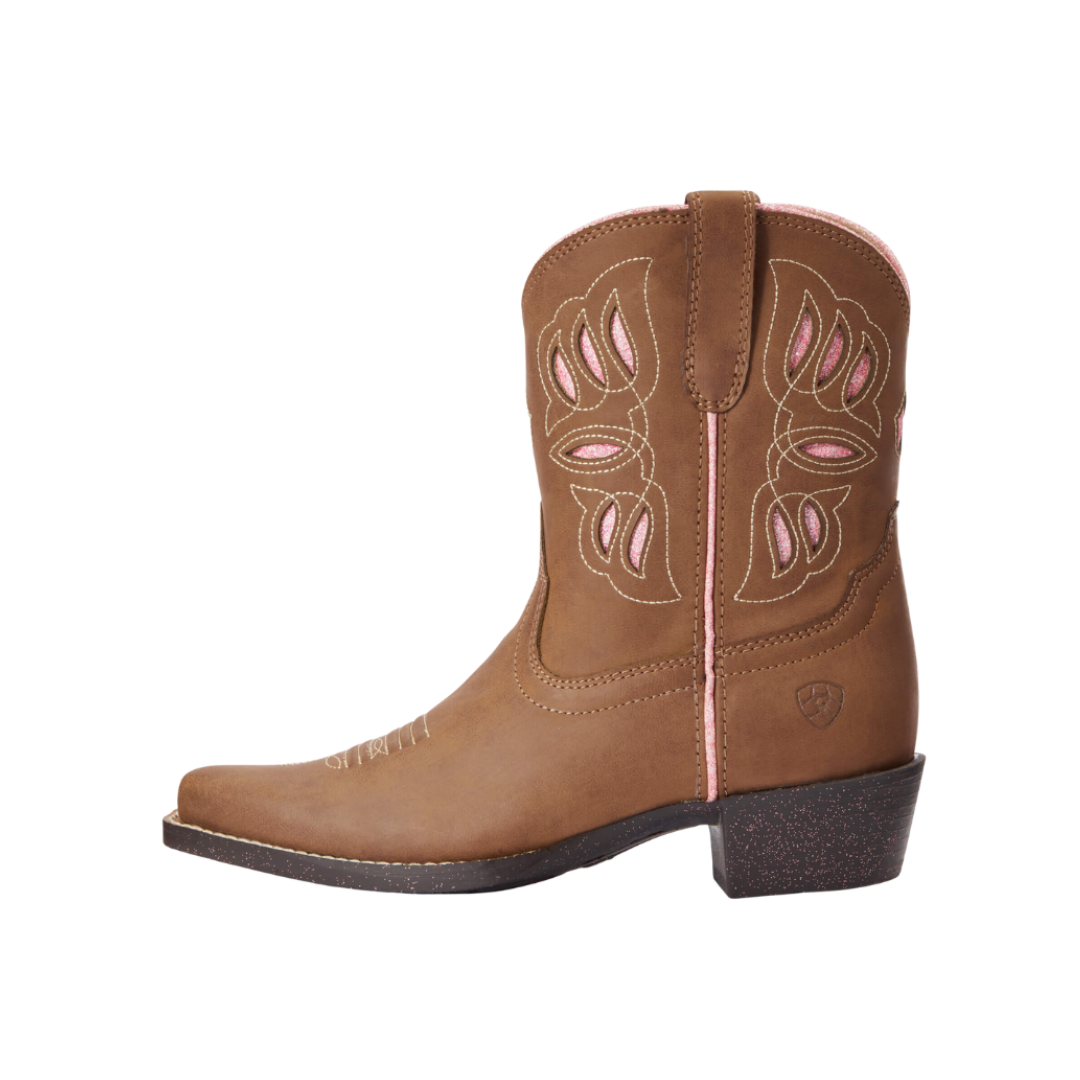 Ariat Youth Girl's Glitzy Glam Western Brown Boots