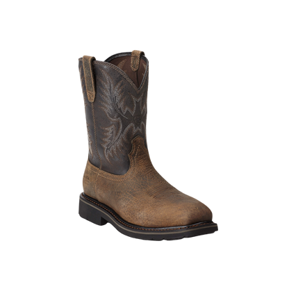 Ariat Men's Sierra Puncture Steel Toe Work Earth Brown Boots