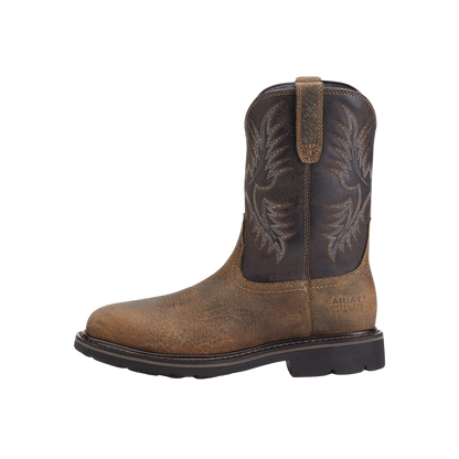 Ariat Men's Sierra Puncture Steel Toe Work Earth Brown Boots