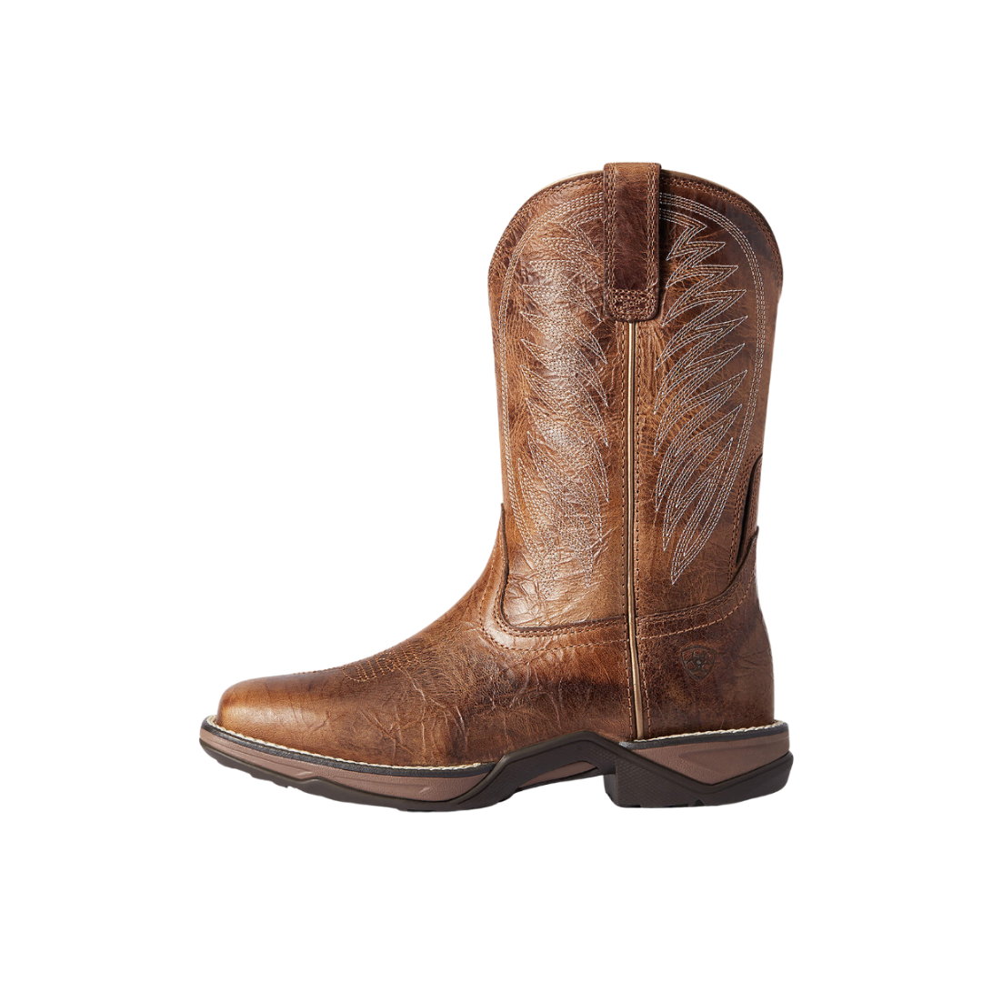 Ariat Women's Western Cowgirl Crackled Brown Boots