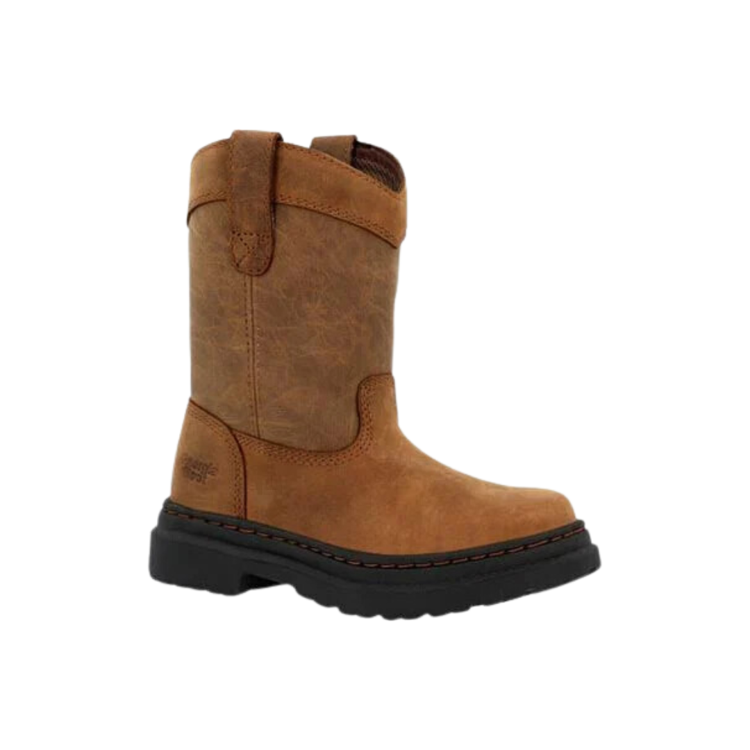 Georgia Youth Girl's Super Lyte Brown Boots