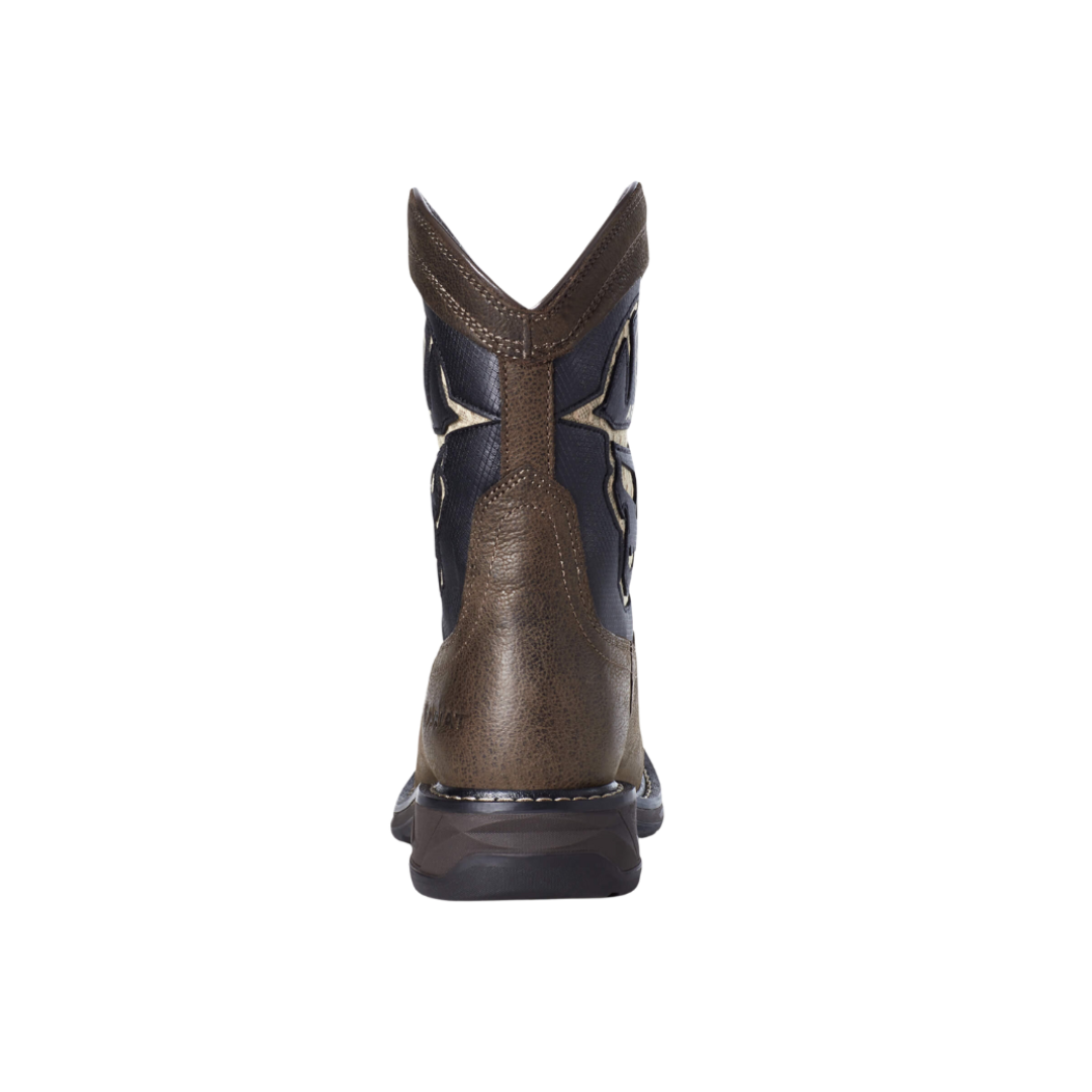 Ariat Youth Boy's Workhog Cowboy Brown Boots